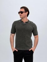 Tricou polo din jerse cu model 3D - imagine 12
