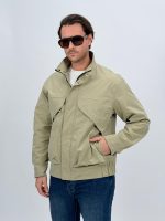 Jachetă din fâș cu buzunar diagonal - imagine 9