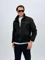 Jachetă casual subțire cu fermoar la piept - imagine 14