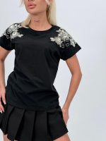 Tricou raglan din bumbac accesorizat - imagine 11