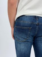 Jeans bleumarin slim fit - imagine 5