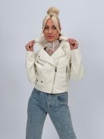 Jachetă din ecopiele - imagine 4