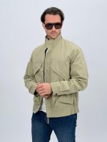 Jachetă din fâș cu buzunar diagonal - imagine 7