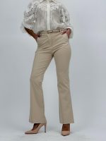 Pantalon office evazat cu curea - imagine 15