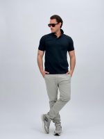 Tricou polo basic din bumbac - imagine 43