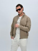 Jachetă bomber din fâș - imagine 2