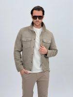 Jachetă casual cu buzunare la piept