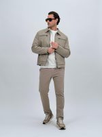 Jachetă casual cu fermoar la piept - imagine 10