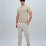 Pantalon TH din jerse subțire
