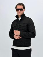 Jachetă casual cu buzunare la piept - imagine 17