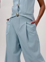 Set vestă și pantalon cu butoni aurii - imagine 37