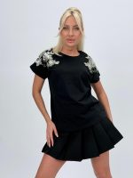 Tricou raglan din bumbac accesorizat - imagine 9