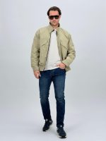 Jachetă din fâș cu buzunar diagonal - imagine 12