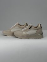 Pantof sneaker bej cu talpă ortopedică - imagine 2