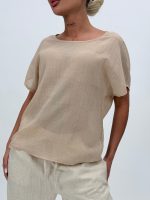 Bluză basic din bumbac - imagine 8