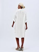 Cămașă tip rochie din in - imagine 6