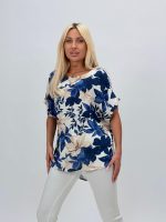 Bluză oversized cu imprimeu floral - imagine 6