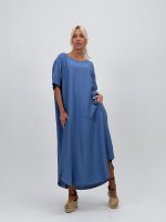 Rochie vaporoasă cu mânecă scurtă - imagine 22