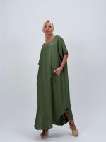 Rochie vaporoasă cu mânecă scurtă - imagine 26