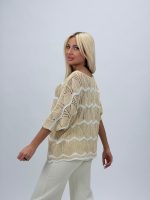 Bluză din tricot cu mânecă 3/4 - imagine 4