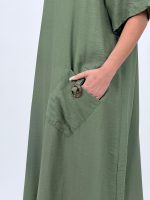 Rochie vaporoasă cu mânecă scurtă - imagine 29