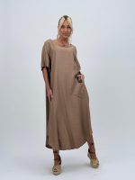 Rochie vaporoasă cu mânecă scurtă - imagine 17