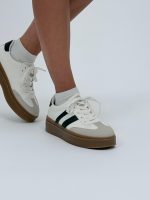 Pantof sneaker cu talpa maro - imagine 13