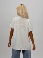 Bluză din bumbac cu colier - imagine 4