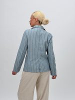 Sacou din in cu dungi - imagine 9