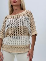 Bluză tricotată din bumbac - imagine 3