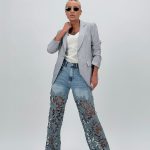 Jeans | Blug cu dantelă