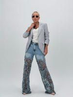 Jeans | Blug cu dantelă