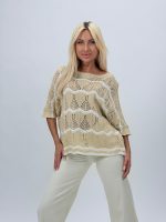 Bluză din tricot cu mânecă 3/4