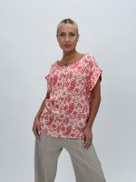 Bluză din satin imprimat - imagine 5