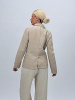 Sacou din in cu dungi - imagine 5