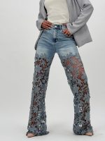 Jeans | Blug cu dantelă - imagine 3