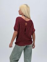 Bluză din tricot cu lurex și nasturi la spate - imagine 25