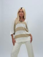 Bluză din tricot cu lurex