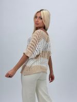 Bluză tricotată din bumbac - imagine 4