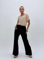 Pantalon din in cu șnur în talie - imagine 10