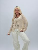 Blazer tricotat din bumbac