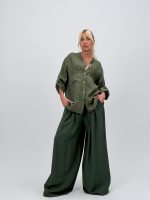 Cămașă din in cu buzunare - imagine 27