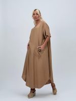 Rochie vaporoasă cu mânecă scurtă - imagine 7