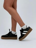 Pantof sneaker cu talpa maro - imagine 14