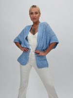 Blazer din tricot cu mâneci 3/4 - imagine 3