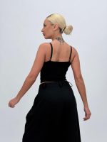 Top corset cu ștrasuri - imagine 4