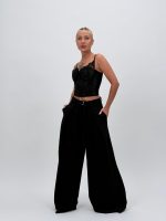 Top corset cu ștrasuri - imagine 5