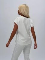 Tricou raglan din bumbac cu ștrasuri - imagine 4