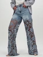 Jeans | Blug cu dantelă - imagine 4