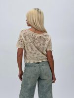 Bluză tricotată din bumbac - imagine 5